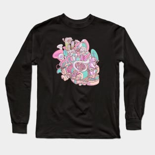 Smooth jazz spaceship Long Sleeve T-Shirt